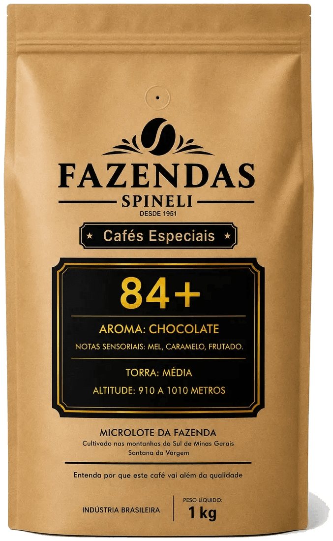 Embalagem do Café Especial Arábica Torrado e Moído 1 kg