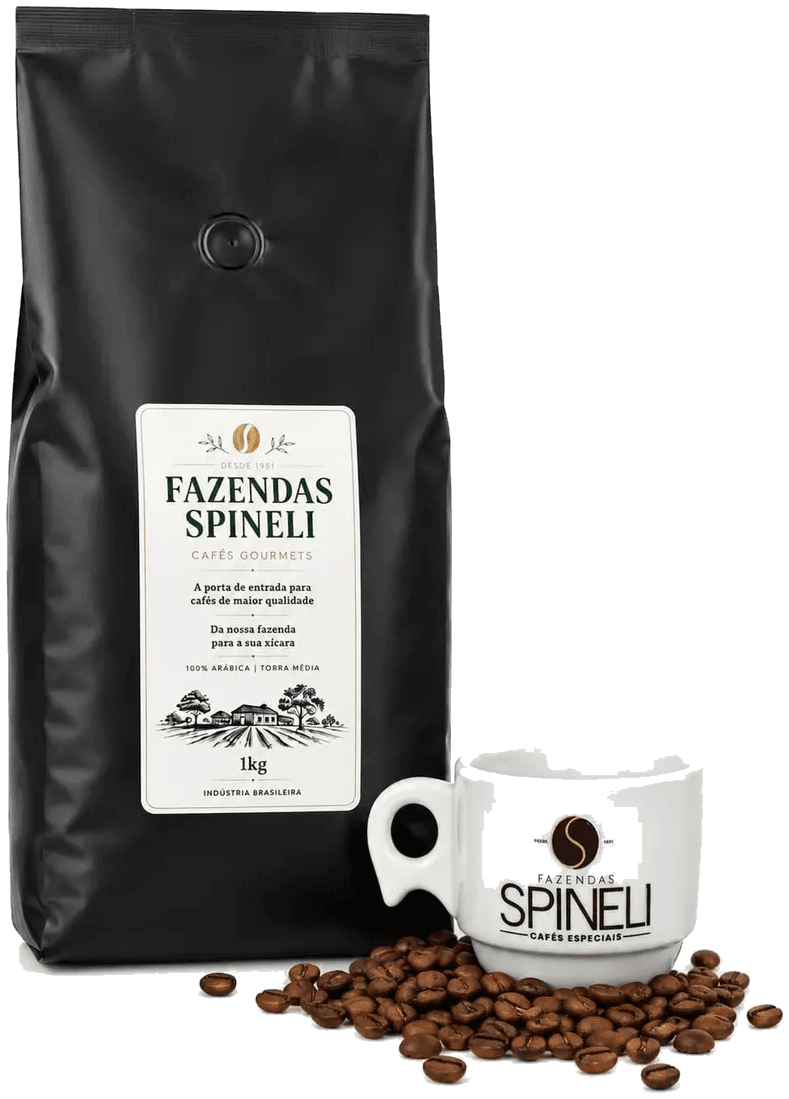 Embalagem do Café Gourmet Arábica Torrado e Moído 1 kg