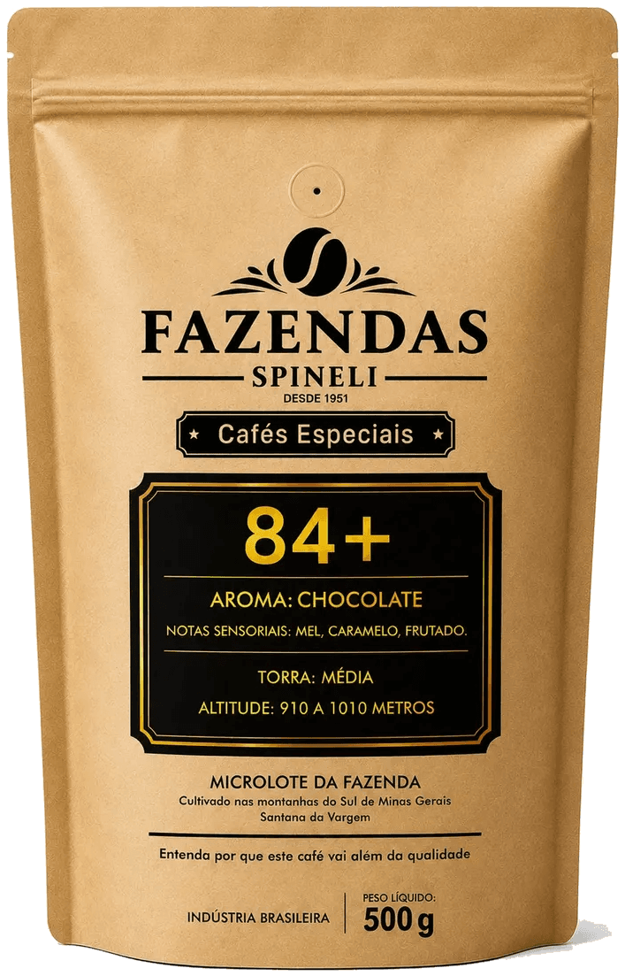 Embalagem do Café Especial em Grãos Arábica 500 g Torra Média